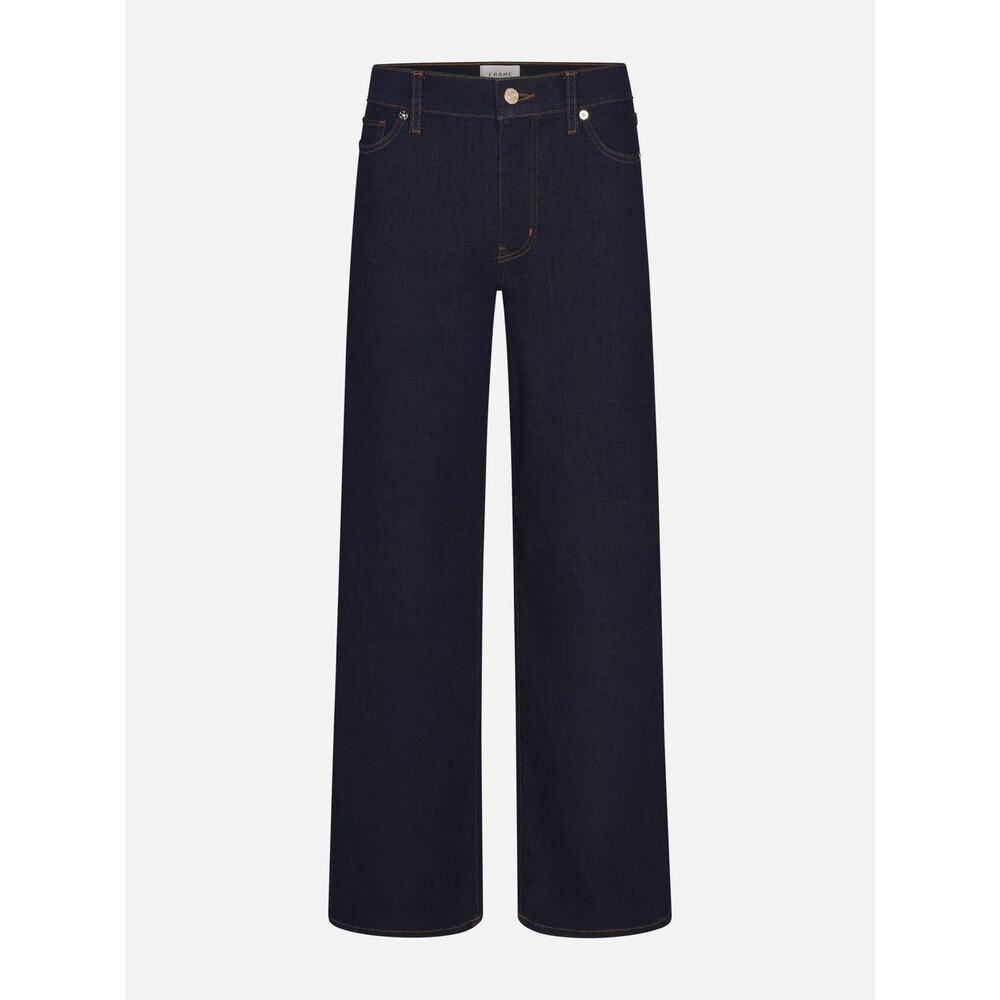 FRAME Le Slim Palazzo Women's‎ Jeans 28 Rinse Wash High Rise Wide Leg Dark NWT